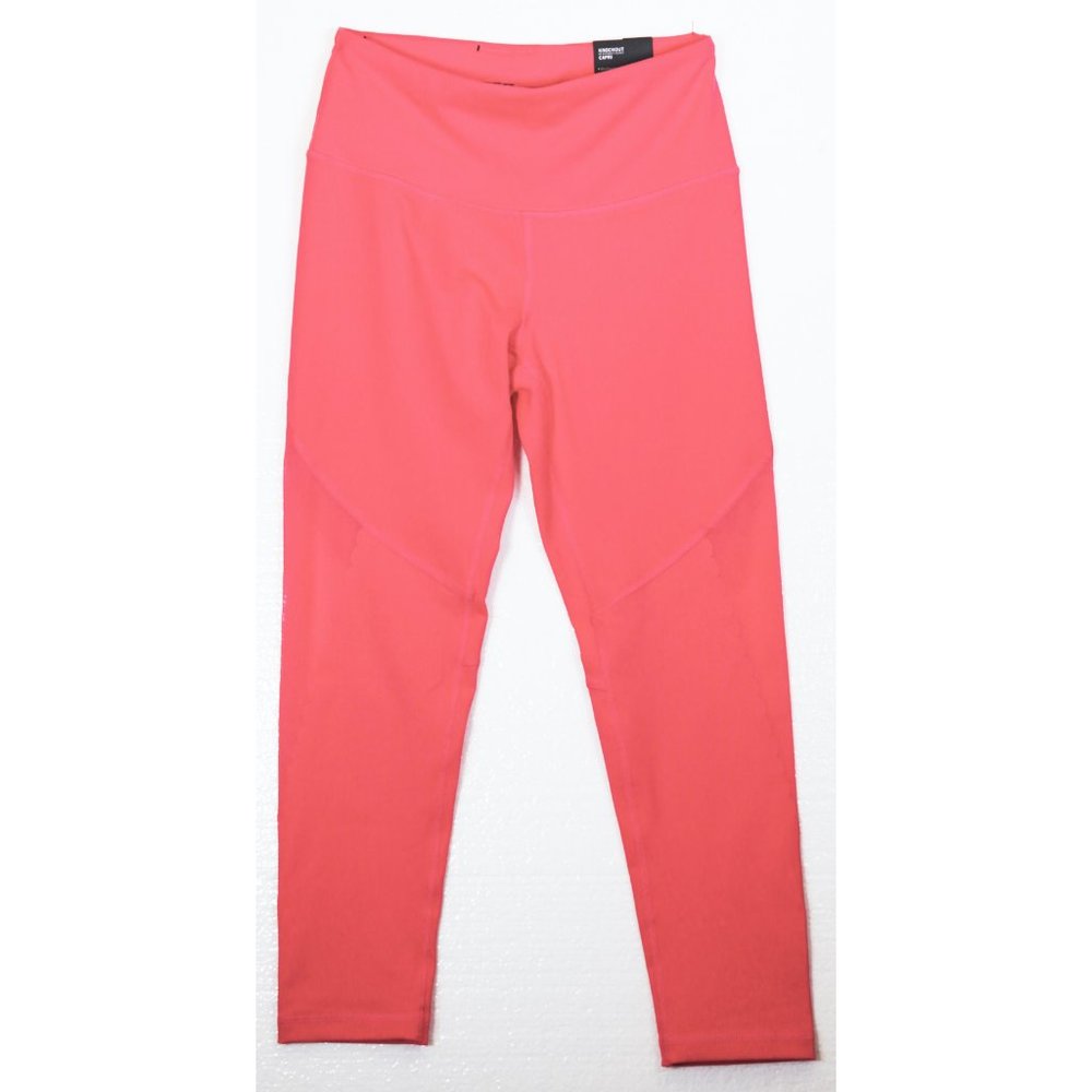 Victoria Sport Knockout Capris Pink Medium Rise NWT Scalloped  xs